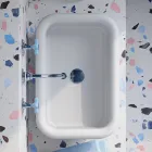Lavabo sobre encimera rectangular de cerámica - Holly Viadurini