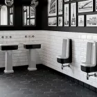 Lavabo sobre encimera rectangular de cerámica - Holly Viadurini