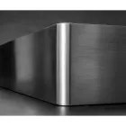 Lavabo sobre encimera cuadrado en acero inoxidable en diferentes acabados - Calendula Viadurini