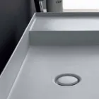 Lavabo rectangular de cerámica rectangular Icon Alice Ceramica Viadurini