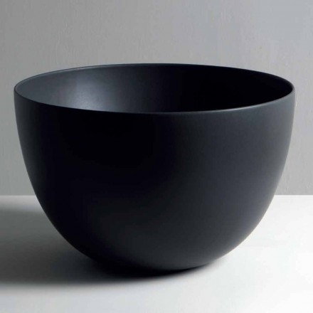 Lavabo redondo en cerámica Star Round50 blanca o de color Viadurini