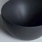 Lavabo redondo en cerámica Star Round50 blanca o de color Viadurini