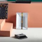 Lavabo semiencastrado en Fire Clay de Diferentes Acabados Made in Italy - Ultima Viadurini