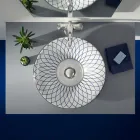 Lavabo semiencastrado en Fire Clay en diferentes acabados Made in Italy - Capatosta Viadurini