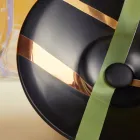 Lavabo semiencastrado en porcelana francesa de primera calidad - Pausa Viadurini