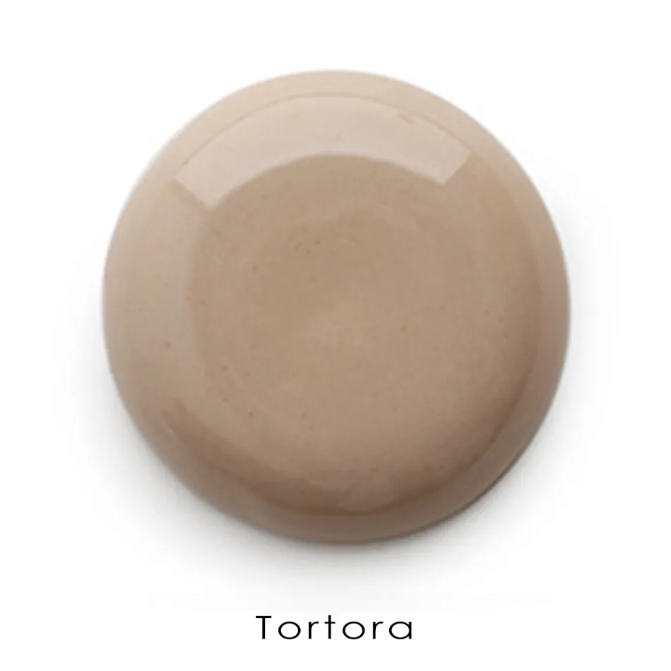 Lavabo suspendido angular de cerámica blanca y coloreada 42 cm - Angelino Viadurini