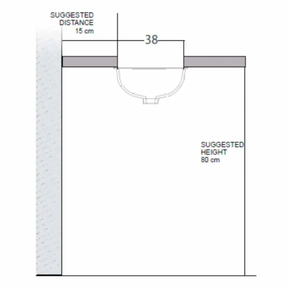 Lavabo bajo encimera barroco en arcilla fuego y platino hecho en Italia, Egeo Viadurini