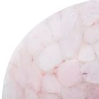 Lavabo sobrencimera redondo cuarzo rosa Paloma, pieza única Viadurini