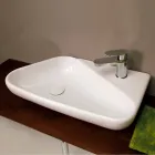 Lavabo sobre encimera / diseño de cerámica made in Italy Sheyla Viadurini