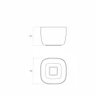 Fregadero de pie independiente, fabricado en Italia, Lallio Viadurini