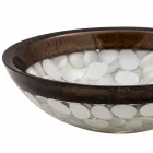 Lavamanos circular de resina, Buguggiate Viadurini