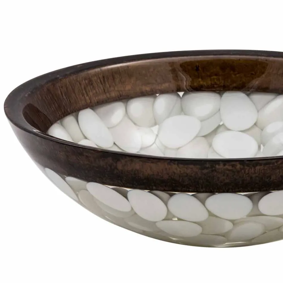 Lavamanos circular de resina, Buguggiate Viadurini