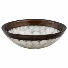 Lavamanos circular de resina, Buguggiate Viadurini