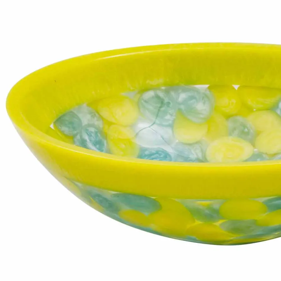 Lavabo sobre encimera de diseño hecho a mano en resina, Buglio. Viadurini