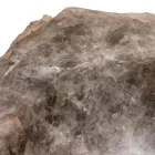 Fregadero sobre encimera hecho a mano en piedra de cuarzo ahumado, Vigasio Viadurini