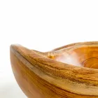 Lavabo moderno de pie en madera de teca natural Vigevano Viadurini