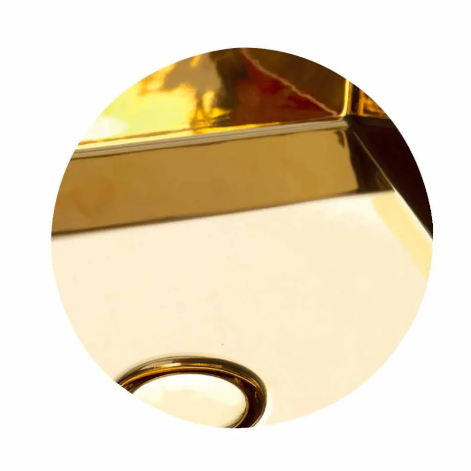 Fregadero de cerámica autoportante o de pared L 55cm hecho en Italia, Gais Viadurini