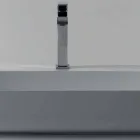 Fregadero de cerámica suspendido o suspendido L 90cm hecho en Italia, Gais Viadurini