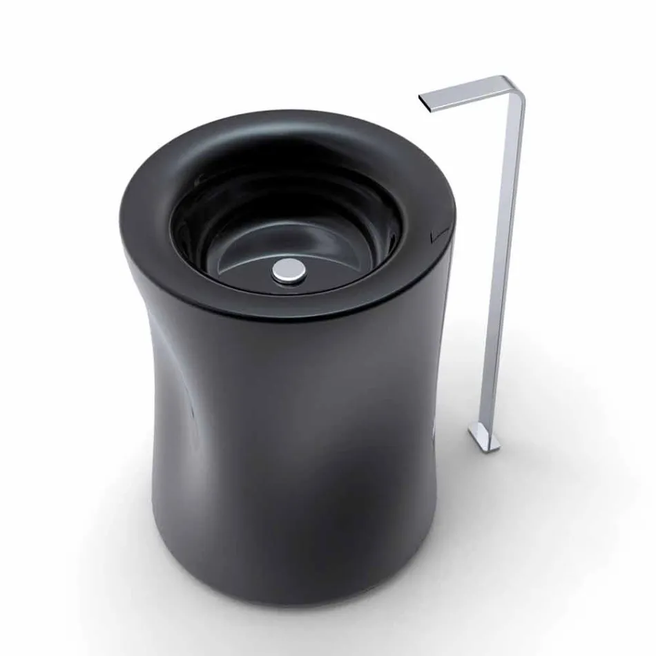 Fregadero independiente de columna moderno producido en Italia, Syracuse Viadurini