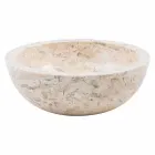 Tonto fregadero de mano de mármol, Nibbiano Viadurini