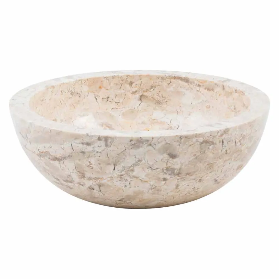 Tonto fregadero de mano de mármol, Nibbiano Viadurini