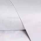 Juego de Sábanas de Satén de Algodón para Cama Doble Color Sólido - Freesia Viadurini