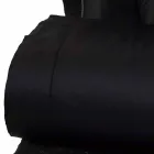 Juego de Sábanas de Satén de Algodón para Cama Doble Color Sólido - Freesia Viadurini