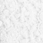 Sábana de lino blanco de alta calidad con encaje para cama doble - Fiumana Viadurini