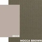 Tumbona de exterior en aluminio con ruedas y reposabrazos Diseño moderno - Carmine Viadurini