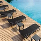 Tumbona de Jardín Apilable de Polipropileno y Textileno Coloreado - Artelia Viadurini