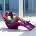 Cama de jardín Surf by Vondom, diseño moderno en polietileno. Viadurini