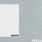 Tumbona exterior doble de aluminio y lona - Gioacchino Viadurini