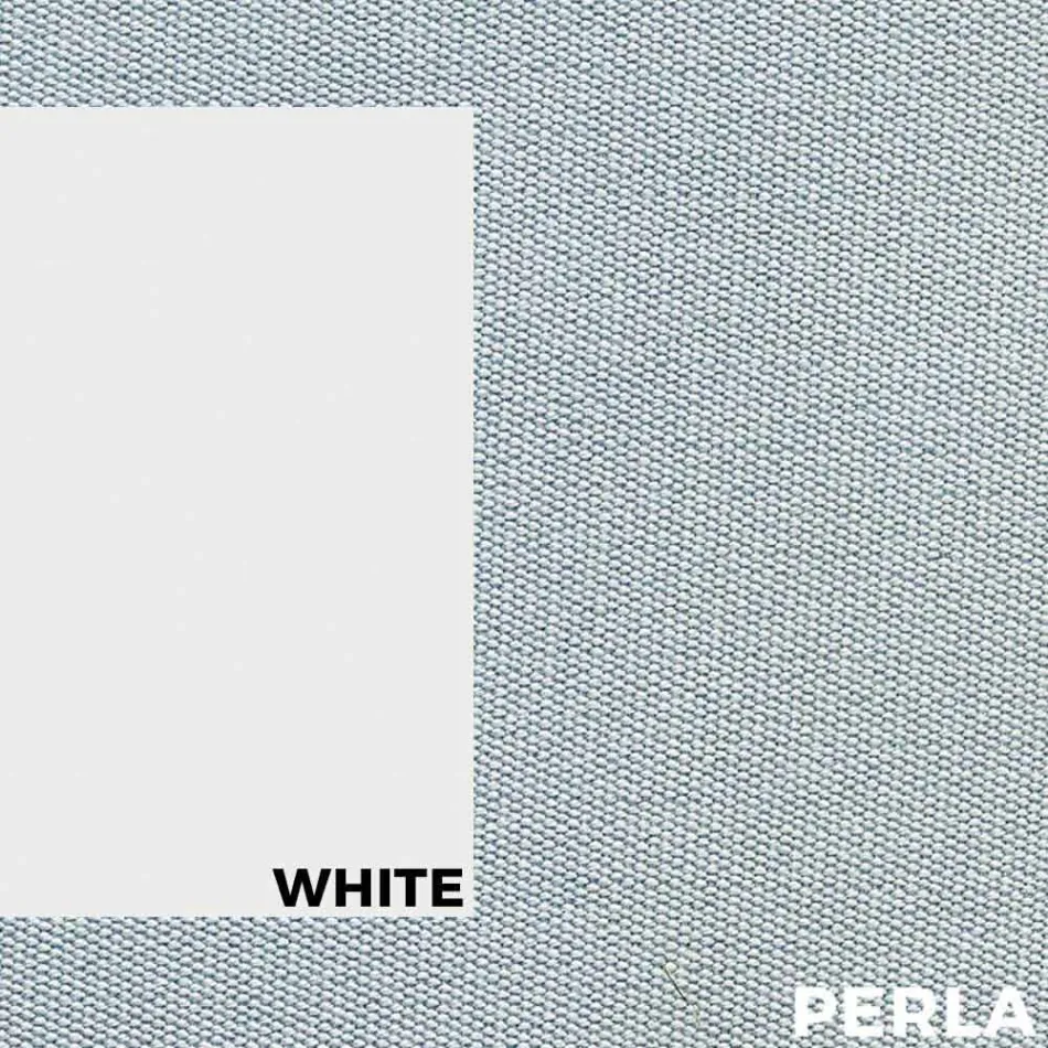 Tumbona exterior doble de aluminio y lona - Gioacchino Viadurini