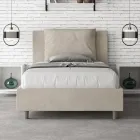 Cabecero de cama de 120x200 cm con cojines de microfibra, fabricado en Italia - Olympics Viadurini