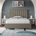 Cabecero de cama 140x200 cm con líneas verticales simétricas Made in Italy - Guante Viadurini
