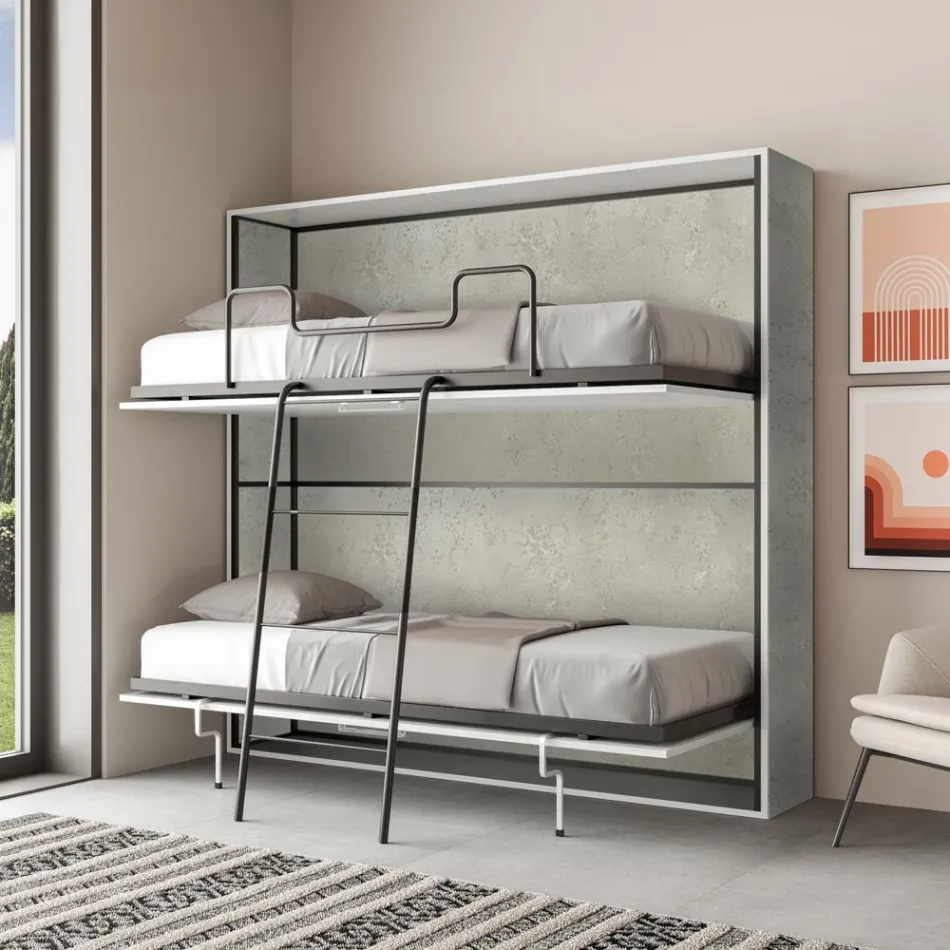 Litera plegable horizontal fabricada en Italia - Colaborativa Viadurini