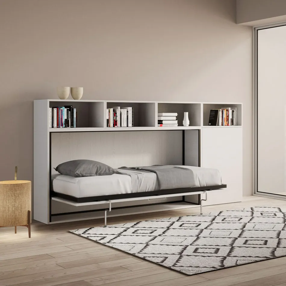 Cama plegable individual en diferentes composiciones - Colaborativo Viadurini