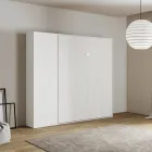 Cama Queen Size con cama plegable vertical y columna - Magicompare Viadurini