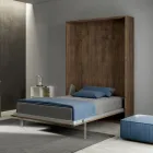 Cama Queen Size con abatible vertical en diferentes acabados - Magicompare Viadurini