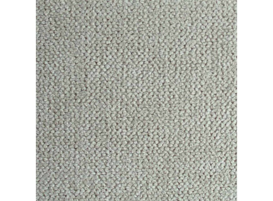 Cama doble tapizada en ecopiel o tela Made in Italy - Armonica Viadurini