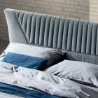 Cama de matrimonio 160x190 con insertos acolchados de láminas anchas - Fresh Viadurini