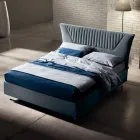 Cama de matrimonio 160x190 con insertos acolchados de láminas anchas - Fresh Viadurini