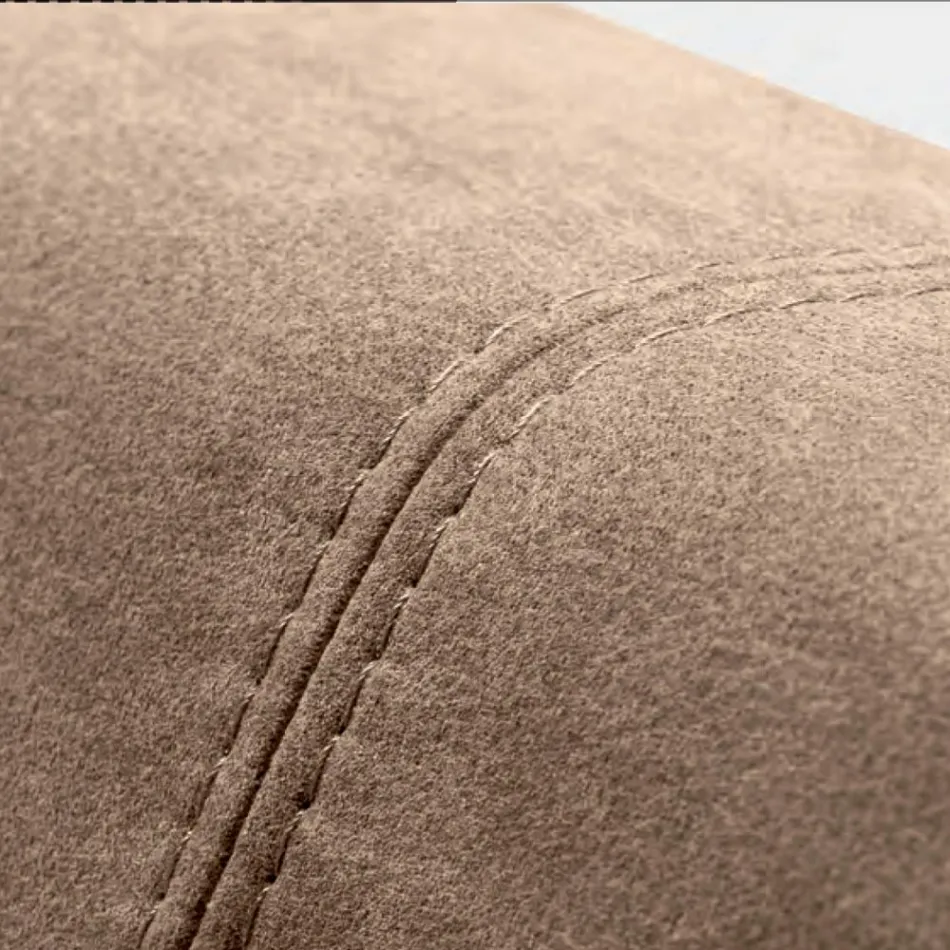 Cama de Matrimonio 160x190 con Cabecero Curvo y Grosor Importante - Magie Viadurini