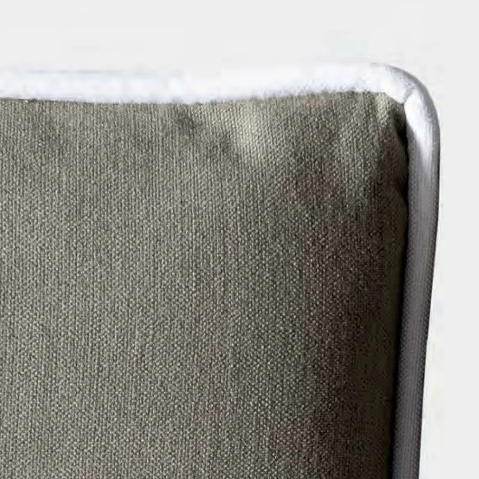 Cama de matrimonio 160x190 con cabecero dividido en el centro Made in Italy - Celesti Viadurini