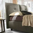 Cama doble con caja de almacenamiento alcanzando un máximo de 160x190 / 200 cm Nina Viadurini