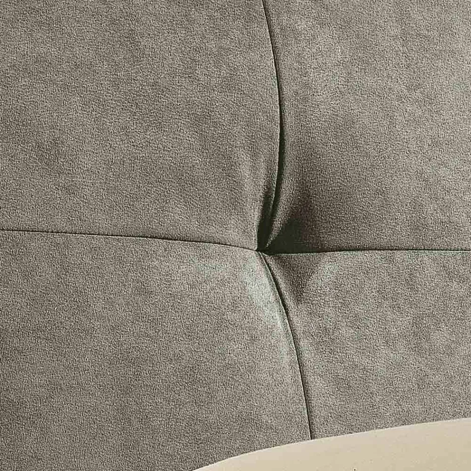 Cama doble con caja de almacenamiento alcanzando un máximo de 160x190 / 200 cm Nina Viadurini