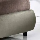 Cama doble con caja de almacenamiento alcanzando un máximo de 160x190 / 200 cm Nina Viadurini