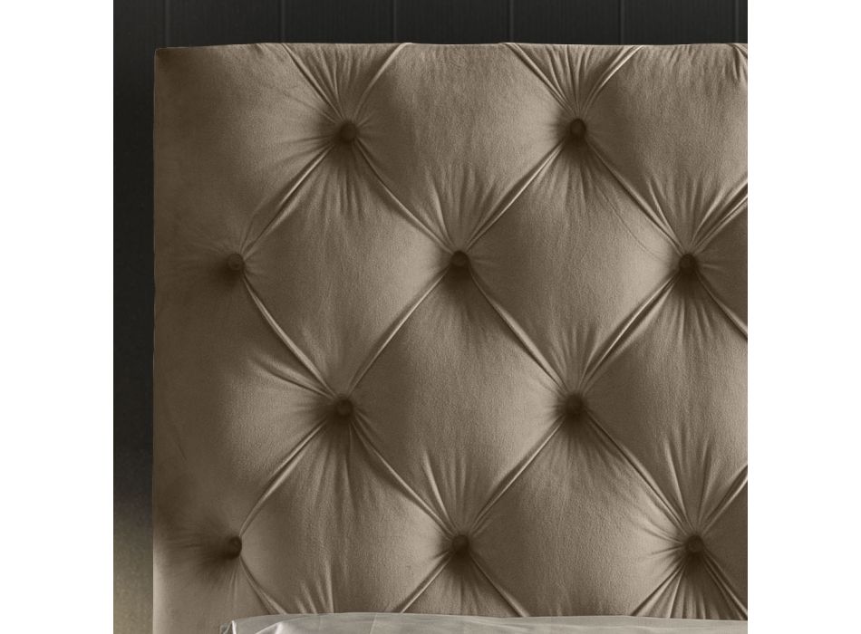 Juego de cama doble con sábanas de algodón Made in Italy - Sallie Viadurini