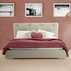 Cama doble con contenedor de diseño moderno Made in Italy – Gaven Viadurini