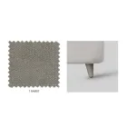 Cama doble con almacenaje opcional y pies Made in Italy - Birba Viadurini